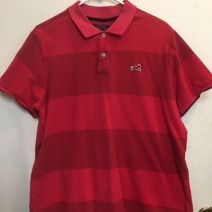 Mishka red polo shirt Large L